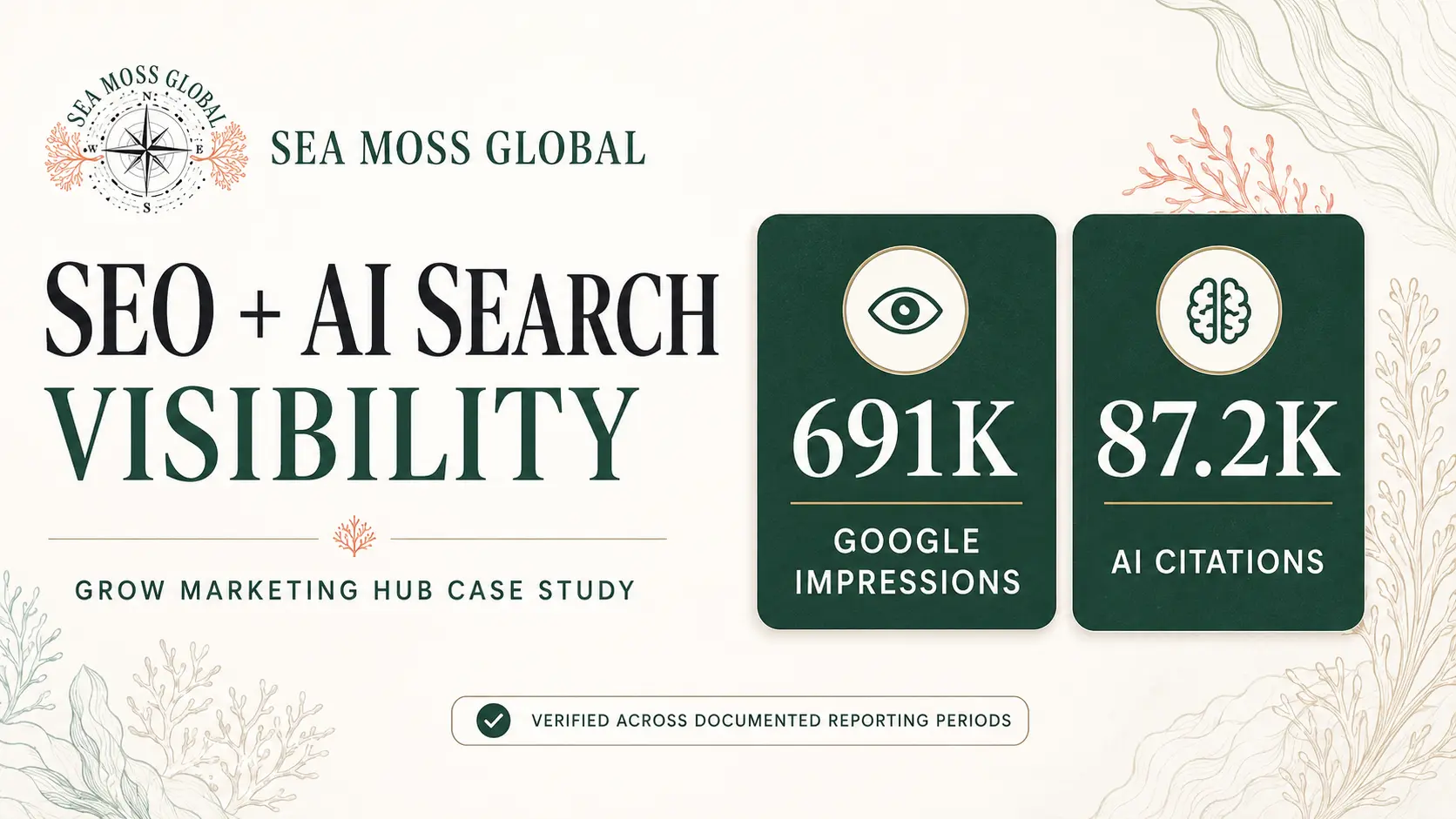 Sea Moss Global SEO & AI Search Visibility Case Study
