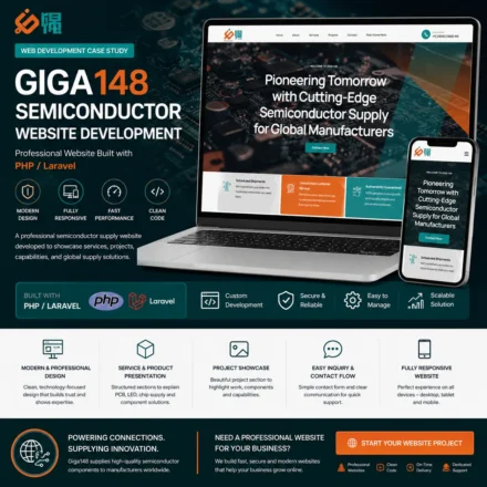 Giga148 Website Development